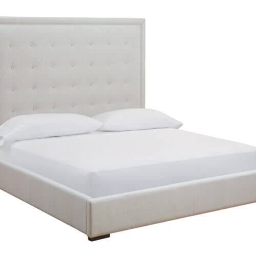 SUNPAN Jackie Bed King - Silver Linen 100379 niagara