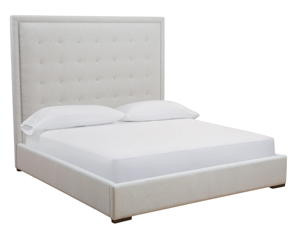 SUNPAN Jackie Bed King - Silver Linen 100379 niagara