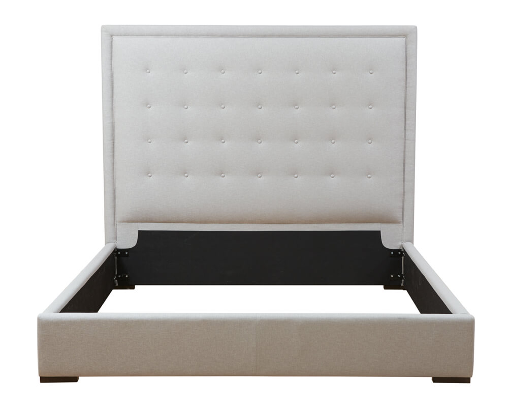 SUNPAN Jackie Bed King - Silver Linen 100379 niagara