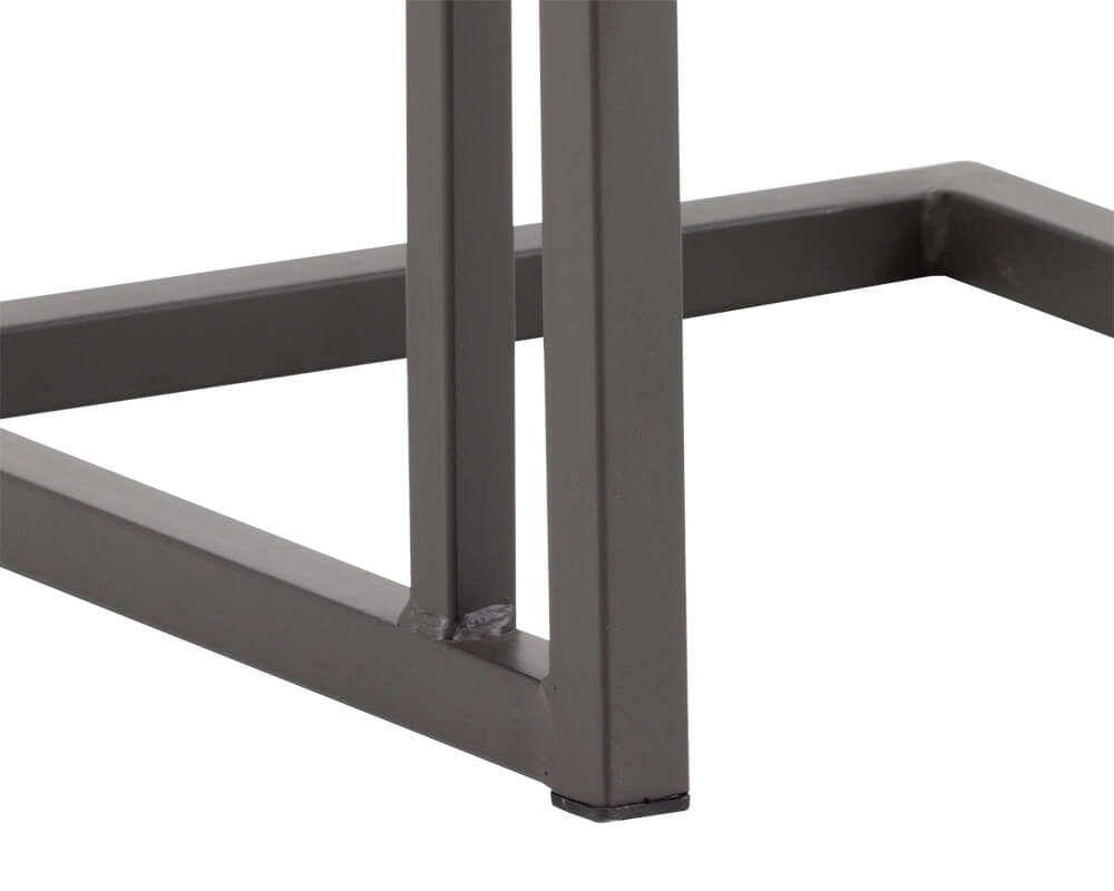 SUNPAN Boone Counter Stool Grey - Onyx SET OF TWO 102498 stouffville