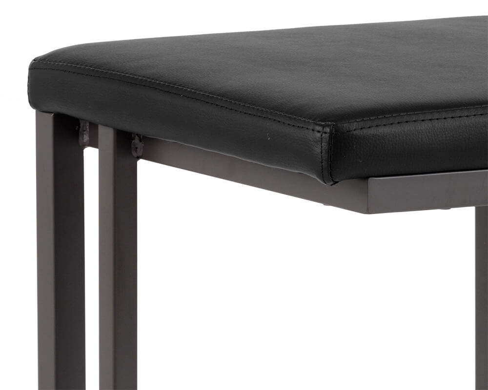 SUNPAN Boone Counter Stool Grey - Onyx SET OF TWO 102498 stouffville