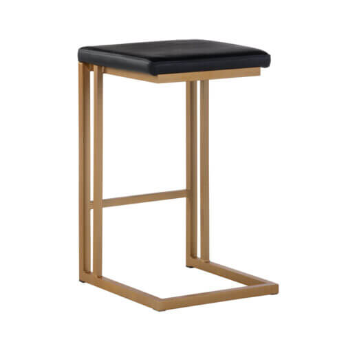 SUNPAN Boone Counter Stool - Champagne Gold - Onyx SET OF TWO 103644 edmonton