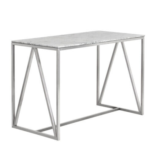 SUNPAN Abel Counter Table - Stainless Steel 103772 caledon