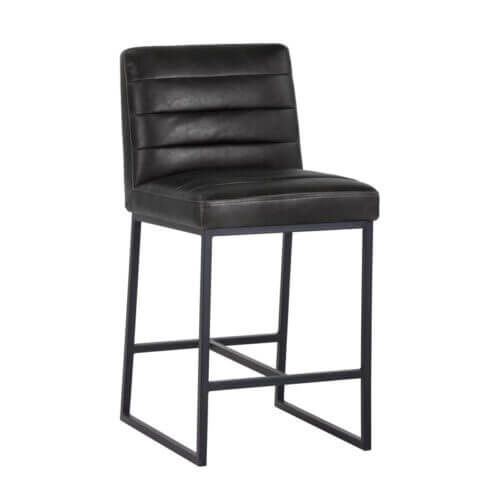 SUNPAN Spyros Counter Stool - Coal Black 103899 parkdale