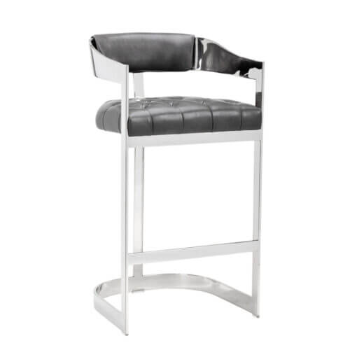 SUNPAN Beaumont Barstool Stainless Steel - Cantina Magnetite 104016 parkdale