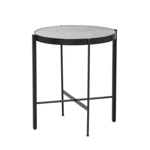 SUNPAN Willem End Table - White Marble 104133 edmonton