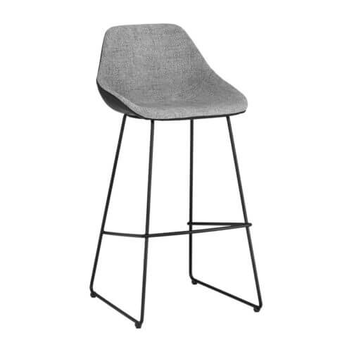 SUNAPN Mccoy Barstool November Grey / Nightfall Black 104387 aurora