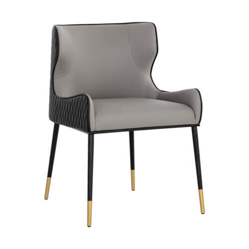SUNPAN Gianni Dining Chair - Dillon Stratus / Dillon Black 104478 quebec city