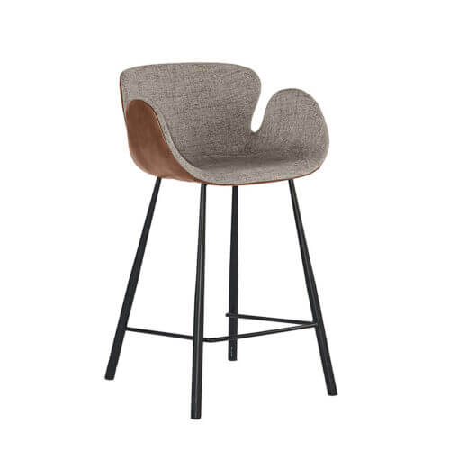 SUNPAN Waldo Counter Stool November Grey / Cinnamon Brown 104488 mississauga