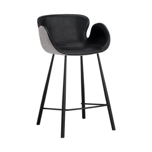 SUNPAN Waldo Counter Stool Nightfall Black / November Grey 104600 toronto