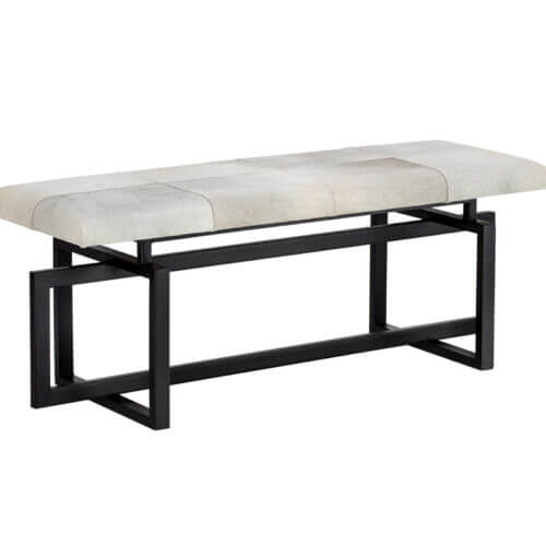SUNPAN Pilar Bench - Grey 104803 vaughan