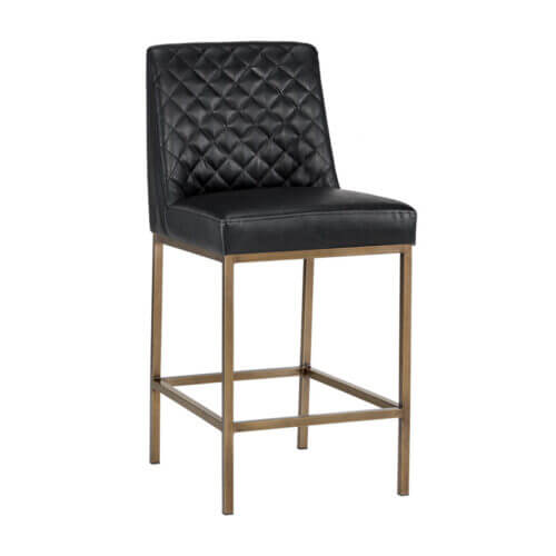 SUNPAN Leighland Counter Stool - Coal Black 104906 halifax