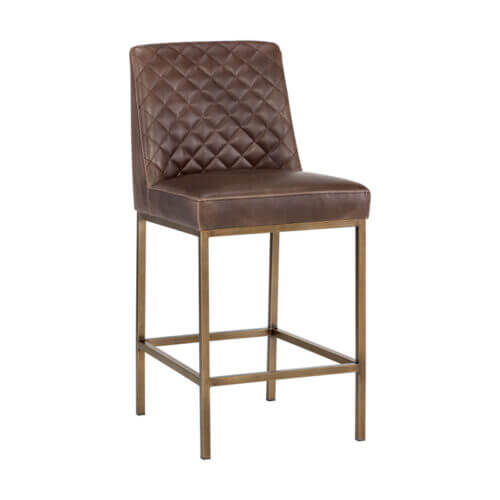 SUNPAN Leighland Counter Stool - Havana Dark Brown 104907 toronto