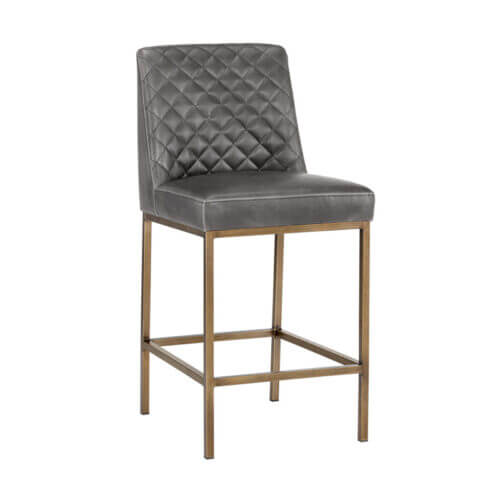 SUNPAN Leighland Counter Stool - Overcast Grey 104908 montreal