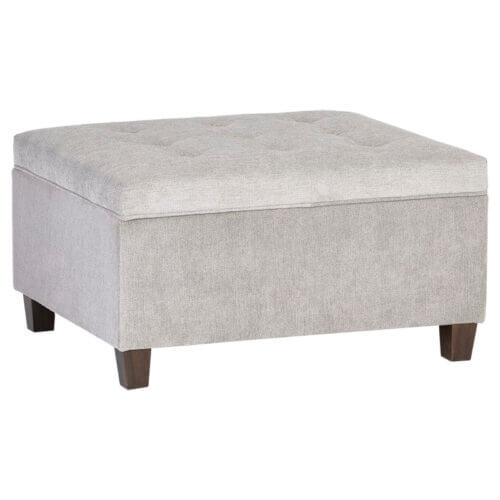 SUNPAN Tucker Storage Ottoman - Polo Club Stone 104939 halifax