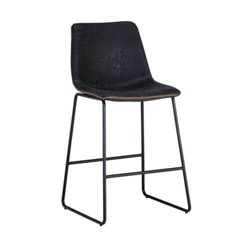 SUNPAN Cal Counter Stool - Antique Black SET OF TWO 104961 niagara