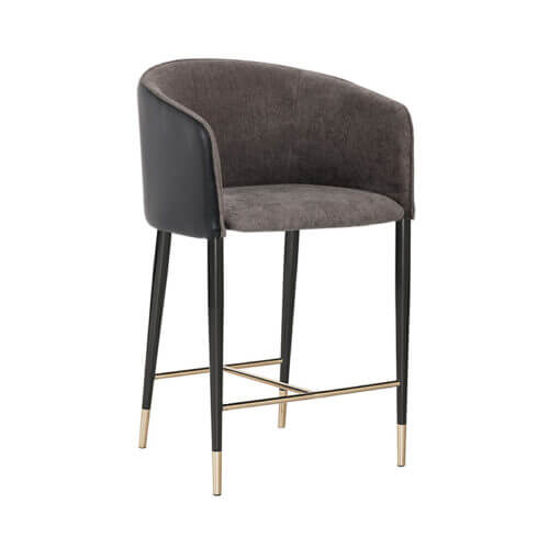 SUNPAN Asher Counter Stool Sparrow Grey / Napa Black 105072 ottawa