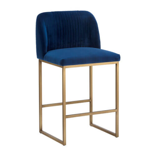 SUNPAN Nevin Counter Stool - Sapphire Blue 105087 waterloo