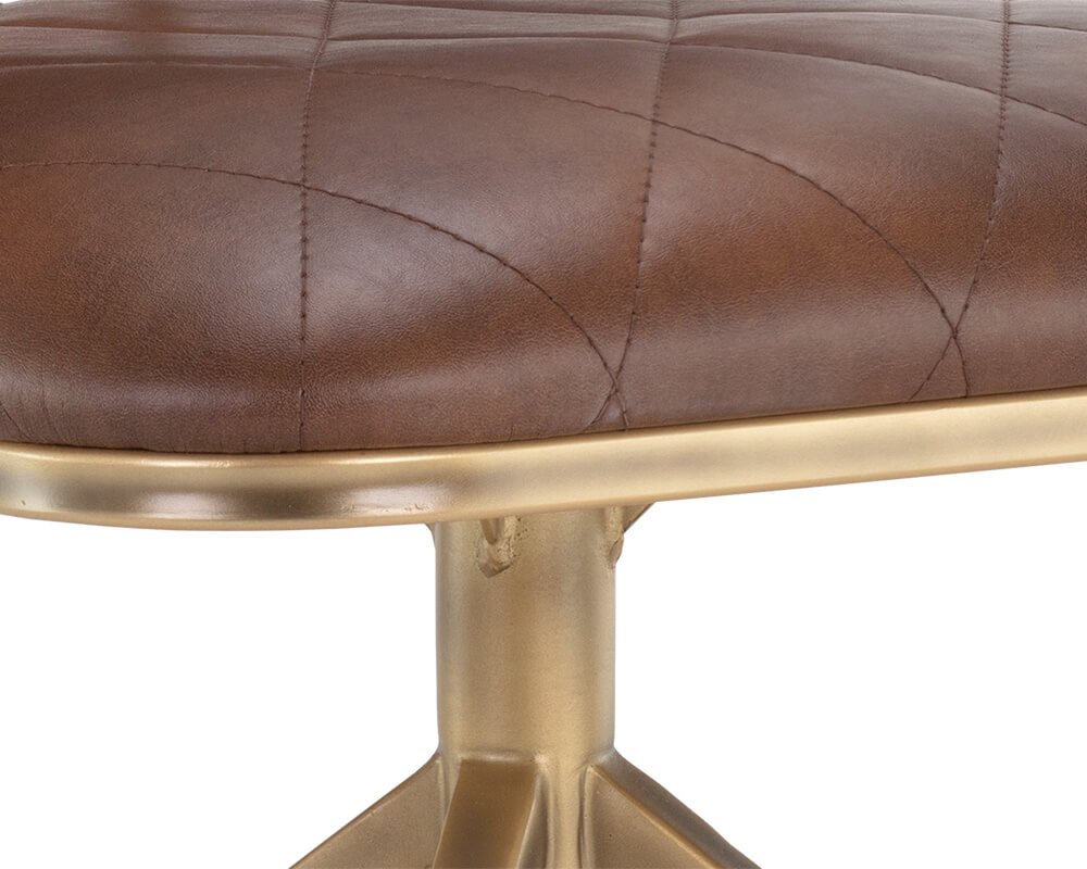 SUNPAN Virtu Swivel Dining Chair - Bravo Cognac SET OF TWO 105105 mississauga