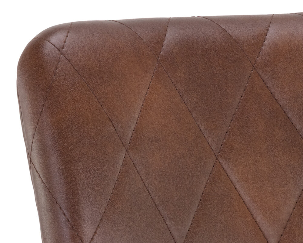 SUNPAN Virtu Swivel Dining Chair - Bravo Cognac SET OF TWO 105105 mississauga