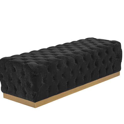 SUNPAN Babette Bench - Abbington Black 105110 toronto