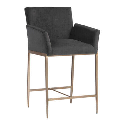 SUNPAN Gesa Counter Stool - Polo Club Kohl Grey 105169 niagara