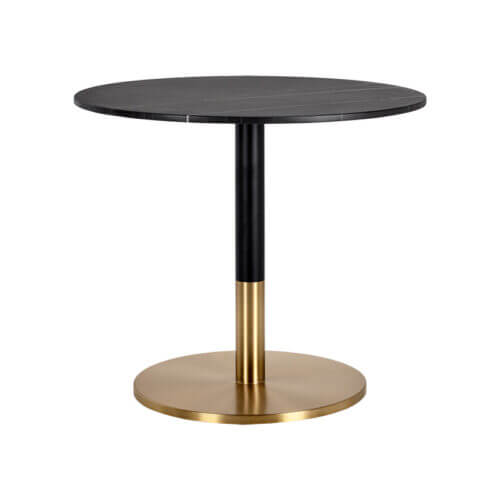 SUNPAN Massie Bistro Table Black Marble - 35.5" 105315 caledon