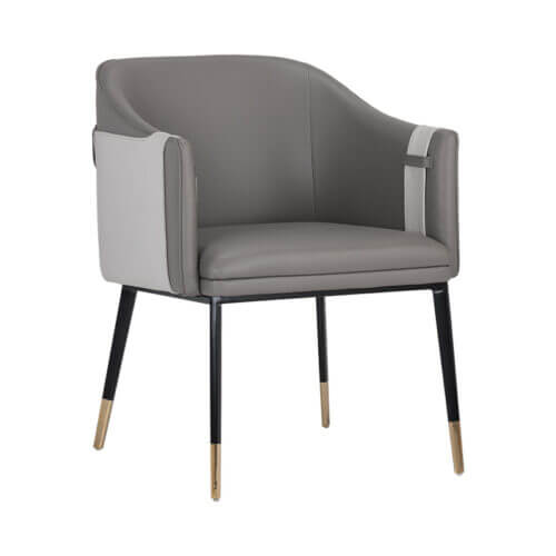 SUNPAN Carter Dining Armchair - Napa Taupe / Napa Stone 105324 ajax