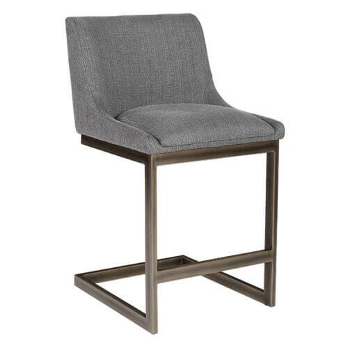 SUNPAN Holly Counter Stool - Zenith Graphite Grey 105383 waterloo