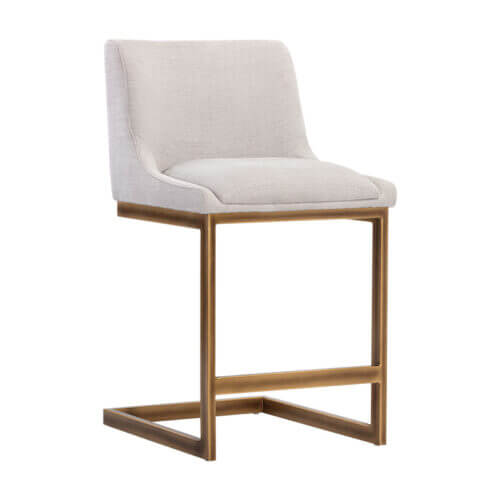 SUNPAN Holly Counter Stool - Zenith Soft Grey 105384 barrie