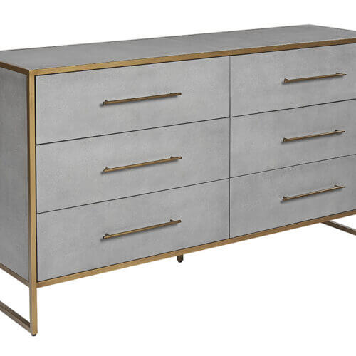SUNPAN Venice Dresser - Grey Shagreen 105441 montreal