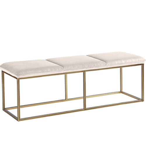 SUNPAN Alley Bench Burnished Brass - Piccolo Prosecco 105517 caledon