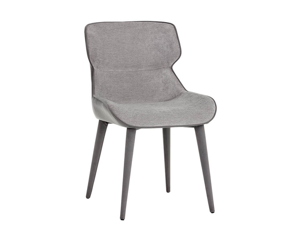 SUNPAN Jesmond Dining Chair - Polo Club Stone / Antonio Charcoal SET OF TWO 105578 laval