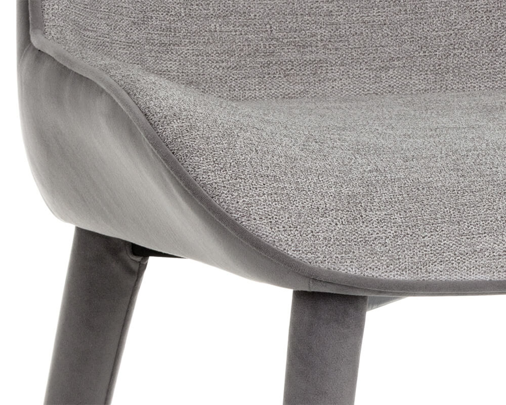 SUNPAN Jesmond Dining Chair - Polo Club Stone / Antonio Charcoal SET OF TWO 105578 laval