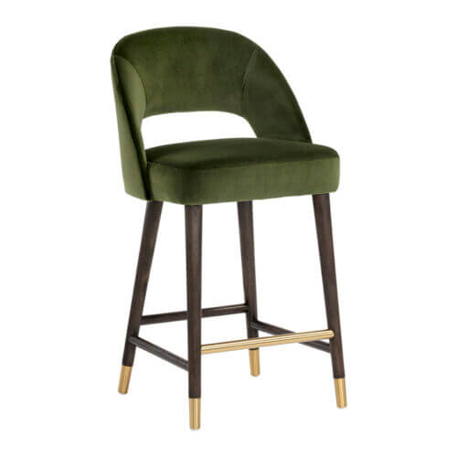 SUNPAN Monae Counter Stool - Moss Green 105617 quebec city