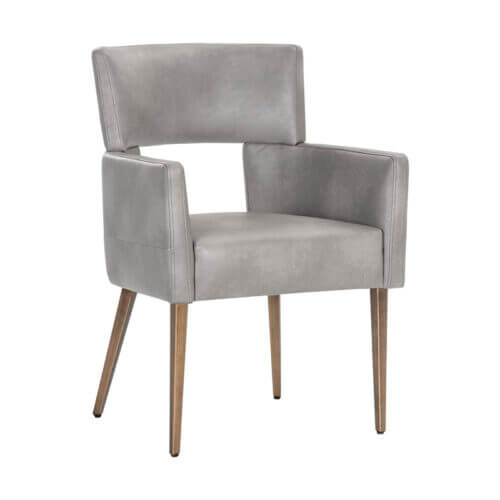 SUNAPN Amerie Dining Armchair - Bravo Metal 105725 montreal