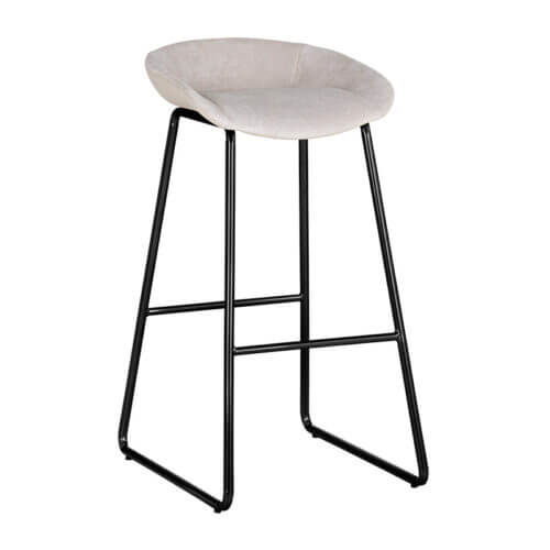 SUNPAN Skylar Barstool Polo Club Muslin / Dillon Cream SET OF TWO 105892 milton