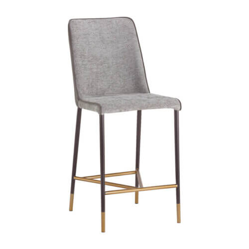 SUNPAN Klaus Counter Stool - Gunmetal - Flint Grey / Napa Taupe 106062 windsor
