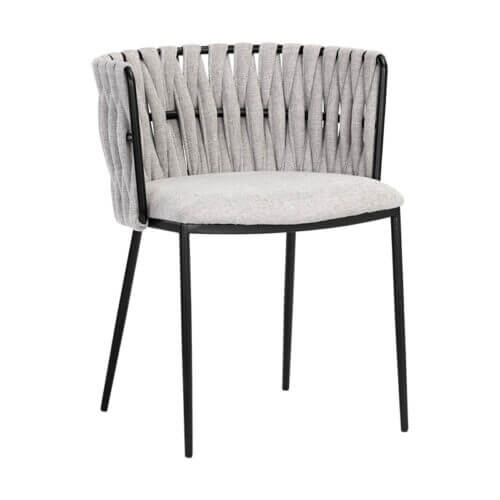 SUNPAN Sarai Dining Armchair - Belfast Heather Grey 106187 calgary