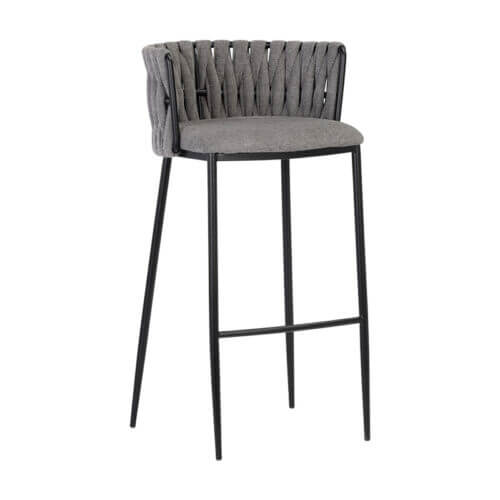 SUNPAN Sarai Barstool - Belfast Koala Grey 106188 quebec city