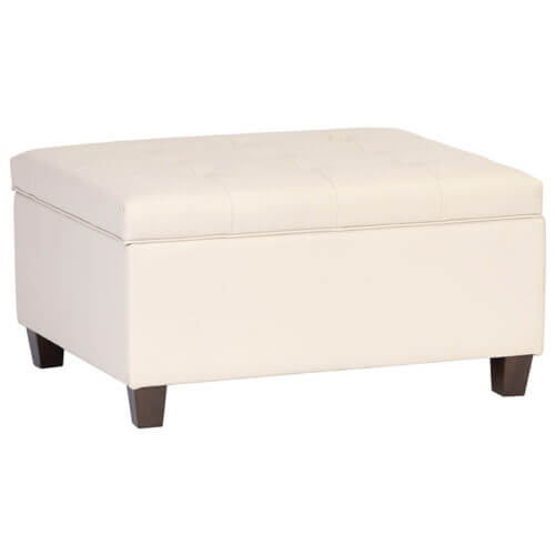 SUNPAN Tucker Storage Ottoman - Dillon Cream 106394 collingwood