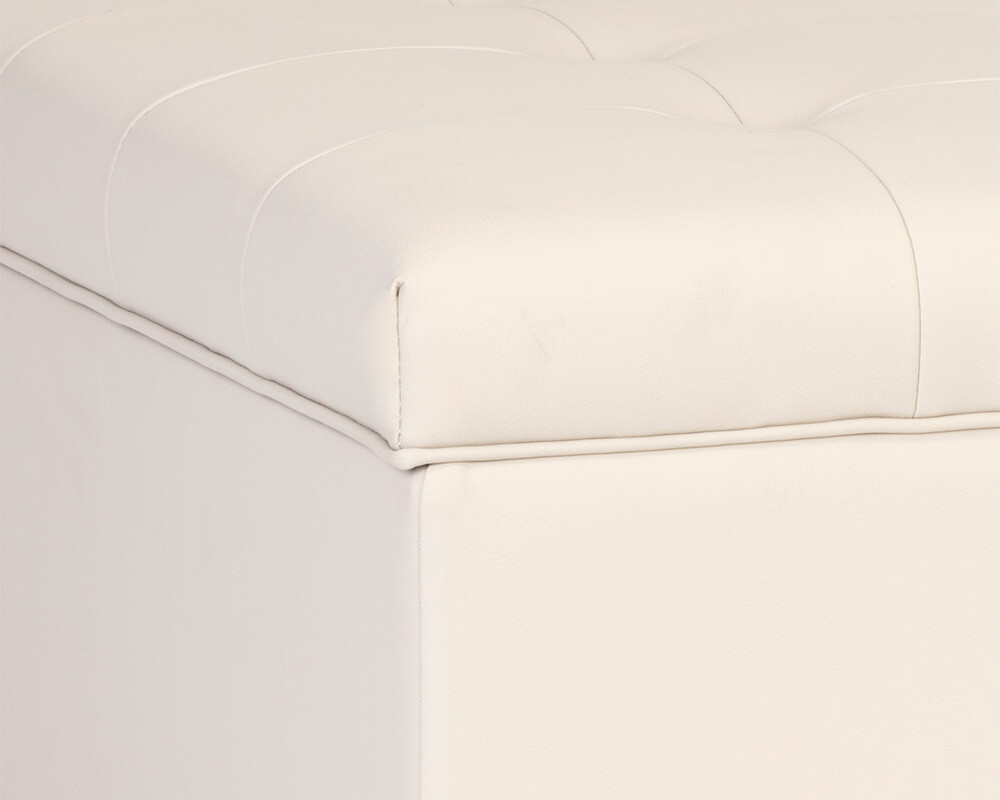SUNPAN Tucker Storage Ottoman - Dillon Cream 106394 collingwood