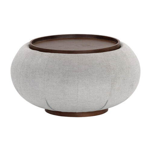SUNPAN Zenzi Storage End Table - Polo Club Stone 106397 halifax