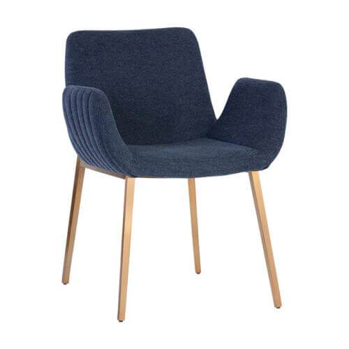 SUNPAN Lucano Dining Armchair - Belfast Navy 106475 ajax