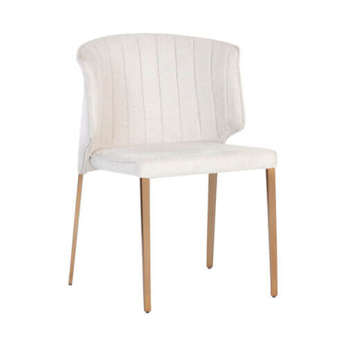 SUNPAN Zayden Dining Chair - Belfast Oatmeal 106477 orilla