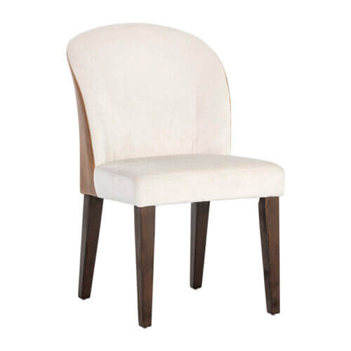 SUNPAN Gisele Dining Chair - Polo Club Muslin / Tobacco Tan SET OF TWO 106569 toronto