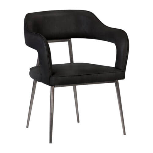 SUNPAN Kenny Dining Armchair - Bravo Black 106671 mississauga