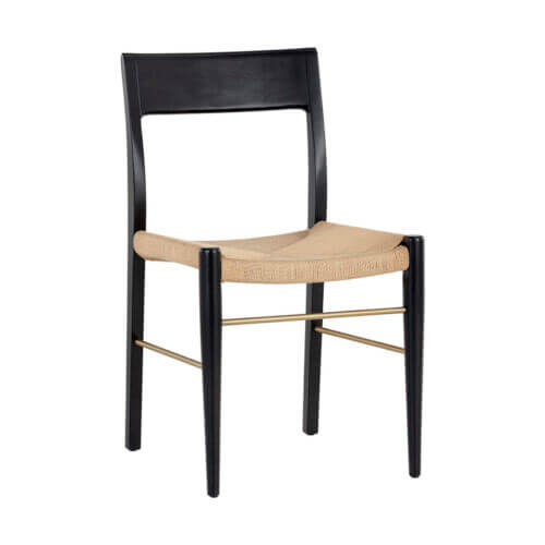 SUNPAN Bondi Dining Chair - Black SET OF TWO 106688 ottawa
