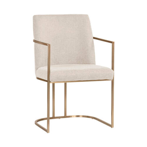 SUNPAN Rayla Dining Armchair - Belfast Oatmeal 106727 mississsauga