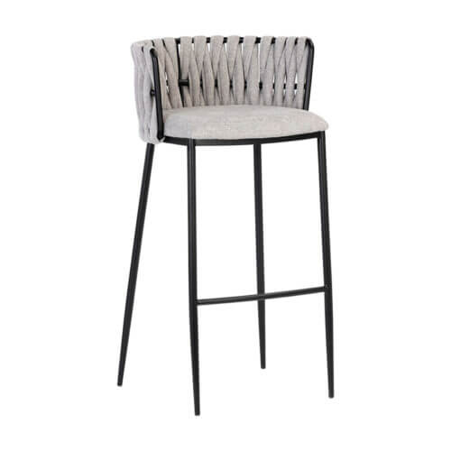 SUNPAN Sarai Barstool - Belfast Heather Grey 106729 fredericton